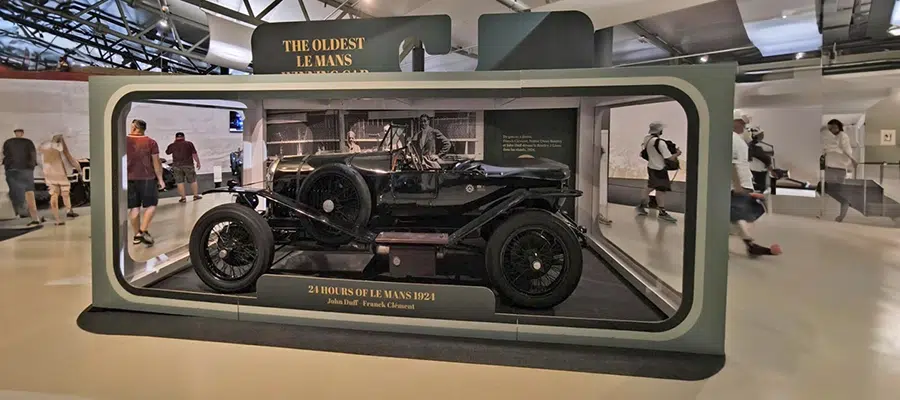 The oldest Le Mans winning car